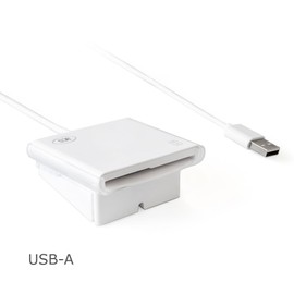 SCROY ACR40U USB Smart Card Reader Writer for National ID, Digital Signature, Medical, Health, Military, Government, Tachodisc, Tachograph Driver, Identity Contact Chip Cards, eID CAC IC ICC PKI SIM