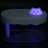 1L Portable Mini Mute Desktop Double Spray Humidifier with Ambient