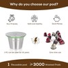 Espresso Capsules Refillable Coffee Pod Stainless Steel Cups Compatible with