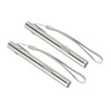 2Pcs Mini Flashlight Pocket Clip Stainless Steel ABS Rechargeable 600mAh