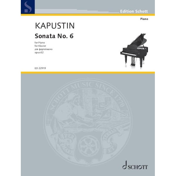 Sonata No. 6 - op. 62 - Piano - (ED22919)