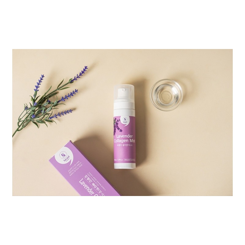 Soothing, moisturizing Sarascilla Vender Collagen Mist / 진정,보습사라실라벤더콜라겐미스트