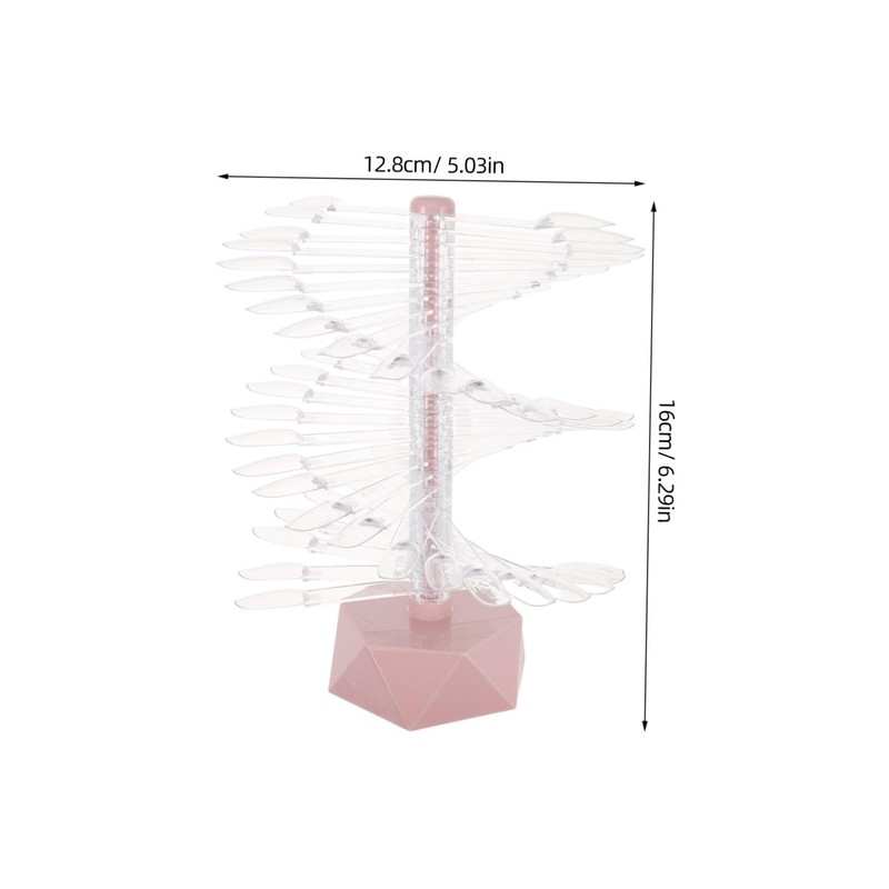 IWOWHERO Nail Art Display Stand Spiral False Nail Rack Nail