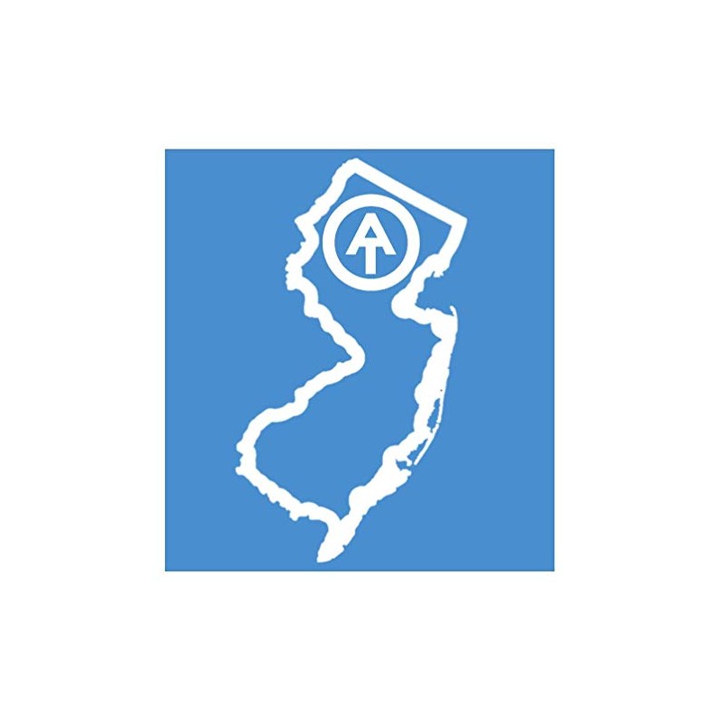 EZ-STIK Appalachian Trail New JerseyI994 8 inch Hiking Sticker Decal