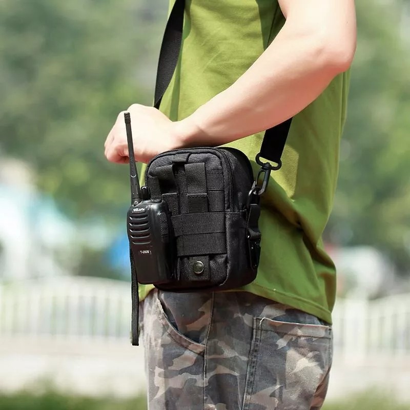 BOSSCO Mochila Táctica Militar Multiuso Celular Cartera Bolsa