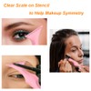 URGINO 5 in 1 Silicone Eyeliner Stencils Reusable Clean Winged