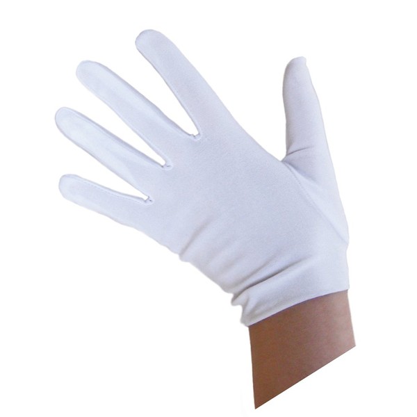 SeasonsTrading Child White Costume Gloves - Halloween Costume Accessory (STC12100)