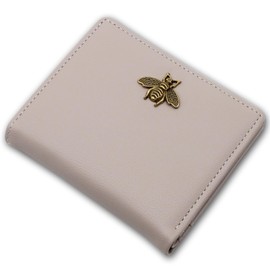 portafolios pequeña para mujer, con bloqueo RFID, bolsillo doble, delgada, compacta, para mujer, Gris, Pequeño, Cartera Rfid