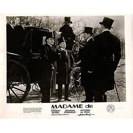 Madame DE Earrings of Original Lobby Card Charles Boyer 1953 Horse and Carriage