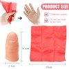 Pack of 4 Magic Tricks, Magic Thumb Tip, Soft Plastic