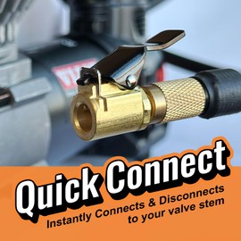 Chuck Mates™ Premium Quick-Connect Accessory for Tire Inflators Open-Type (1 Pack)