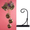 Hook Wall Bracket European Style Wrought Iron Wind Lantern Flower