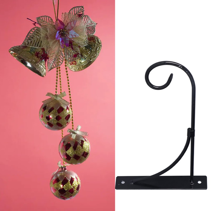 Hook Wall Bracket European Style Wrought Iron Wind Lantern Flower