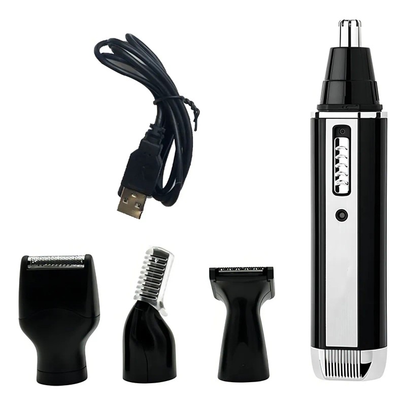 Waikil® 4 En 1 Afeitadora Rasuradora Barba Eléctrica Recargable Kit