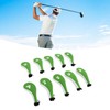10 Pcs Golf Iron Head Cover Set with Zipper Golf