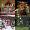 Aukora Solar Christmas Tree Lights Outside Decorations 31 in,8 Modes