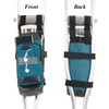 Crutch Bag Lightweight Crutch Accessories Storage Pouch with Reflective Strap