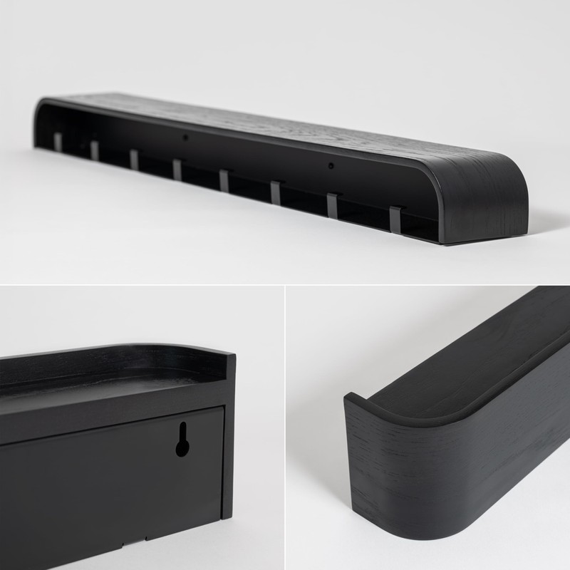 Kazai. Wall-Mounted Coat Rack 'Toke' - Modern Design Coat Rack
