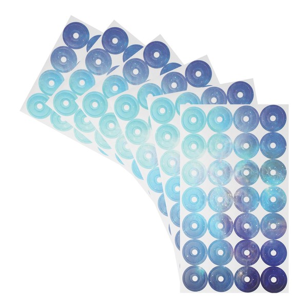 PATIKIL Self-Adhesive Hole Reinforcement Stickers, 560pcs Loose-Leaf Paper Binder Hole