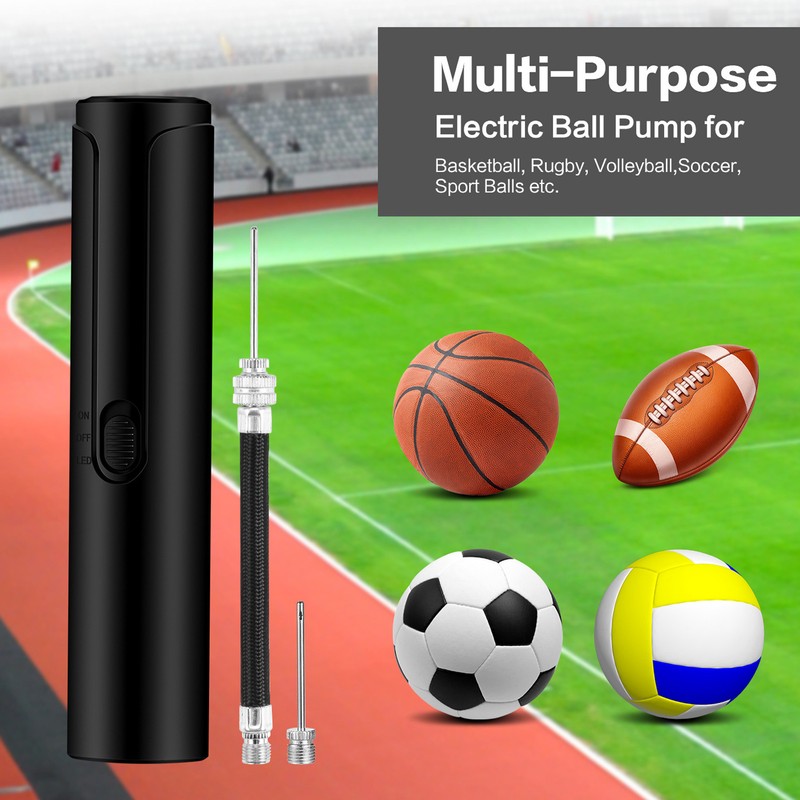 Portable Electric Inflatable Pump with LED Light Multifunction Swim Ring