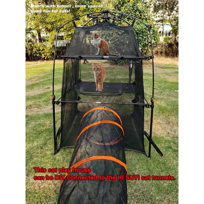 Hi Suyi Portable Large Pop Up Pet Cat Tents Enclosures