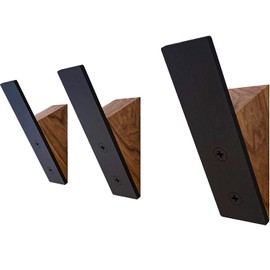 Banisel Wooden and Steel Wall Mounted Coat Rack, Perfect for Entryways, Elegant Organization in One Package, Wall Hangers Ideal for Any Room