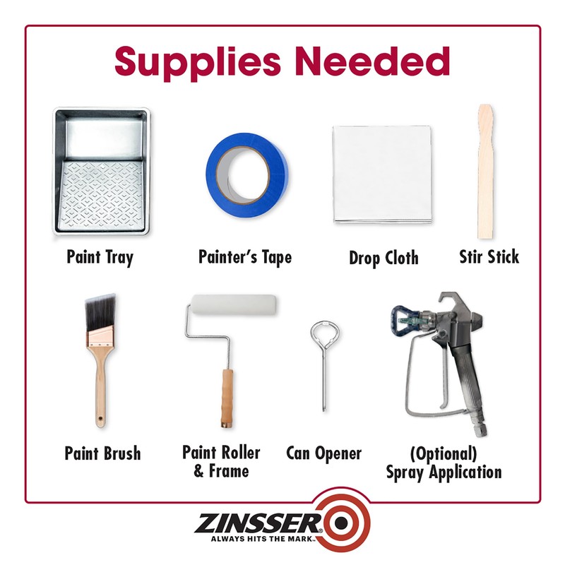 qt Zinsser 276087 White Zinsser, Mold Killing Primer Water-Based Mold