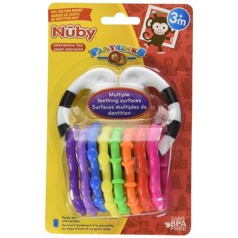 Nuby Playlinks Teether, 8-Pack