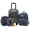 Travelers Club 5 Piece Kids' Luggage Set, Dino