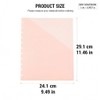 8pcs Discbound Pocket Divider with Tabs, Letter Size 9.4"x11.4" Planner