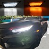HAHLOMEI Super Bright LED Side Marker Lights Compatible with 2016-2021