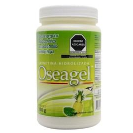 Oseagel Grenetina Hidrolizada 350 grs Piña y Nopal sin Azúcar