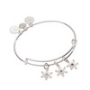 Alex and Ani Snowflake Charm Bangle