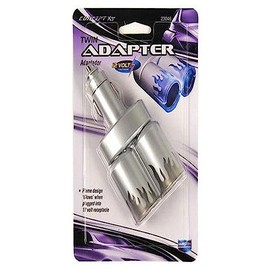 GOXT 23046 12V Twin Socket Adapter with Lighted Flame