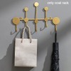 Tongdejing Wall Mounted Coat Hooks, Wall Mounted Cloakroom Nordic Style