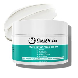 CASAORIGIN Neck and Décolleté Cream, Anti Aging, Neck Firming Cream, Neck Cream for Wrinkles, Skin Tightening, and Lifting, 45g