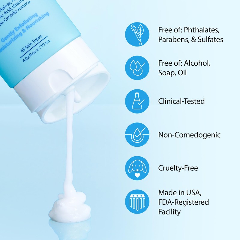 Ebanel Brightening Peeling Gel with Cotton Cellulose, Rice, Papaya, Centella,