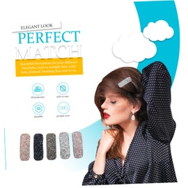 Baluue 5pcs Rhinestones Hair Clips for Women and Hairpins Multiple Colors for Everyday Use and Special Occasions