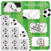 Jenaai Soccer Keychain Set with Inspirational Cards - 20 Pack