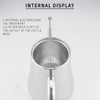 SANQIAHOME 1750 ml Teteras de Acero Inoxidable con Colador o