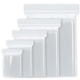 smokfon Small plastic Grip Seal Bags, 50PCS Resealable Clear Thickening Sealable Bags Ziplock Reusable Mini Sealed Bag Zip Locked for Kitchen Candies Jewellery Storage (9.4''x 11.8''(20x30cm))