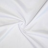 YISURE Split Shower Curtain for Bath Sliding Transfer Bench, White