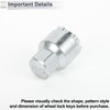 RATCHROLL Wheel Lock Lugnut with 19mm Adapter for Volvo #7612