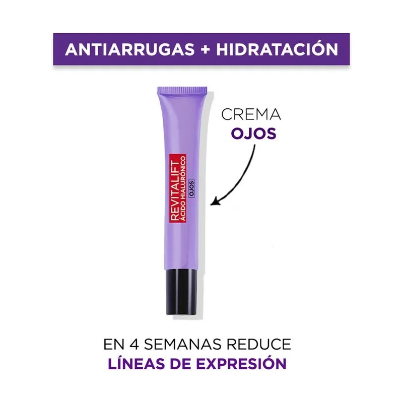 Pack L'oréal Paris De Rutina Ácido Hialurónico 6 Unidades