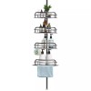 NewHome 4 Tier Steel Tension Pole Shower Caddy Organizer w/