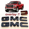 GM OVERLAYS! Gloss Black GMC Sierra 2500HD 3500HD AT4 Letters