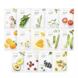 Nature Republic Jo Eun House [Nature Republic] [Cumulative 90 million units sold/1 pack per day] 15+15 Real Nature Mask Sheet 14 types Choose 1 891832 Orange / 조은하우스 [네이처리퍼블릭][누적 9천만장 판매/1일1팩] 15+15 리얼 네이처 마스크 시트 14종 택 1 891832 오렌지