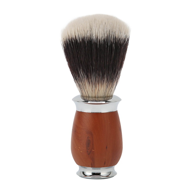 Nylon Men Shaving Brush with Wooden Handle Lightweight Soft for