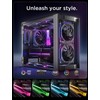 AsiaHorse AMICIPro 140mm ARGB PC Fans,Ultra-Quiet Operation <30dB, 1800 RPM