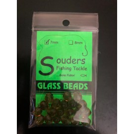 Czech 7 MM Glass Beads-Smoke Topaz